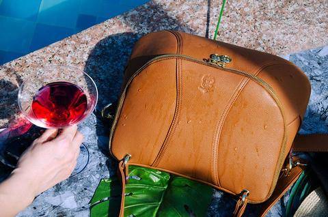 Bags made of vegan leather are waterproof and durable